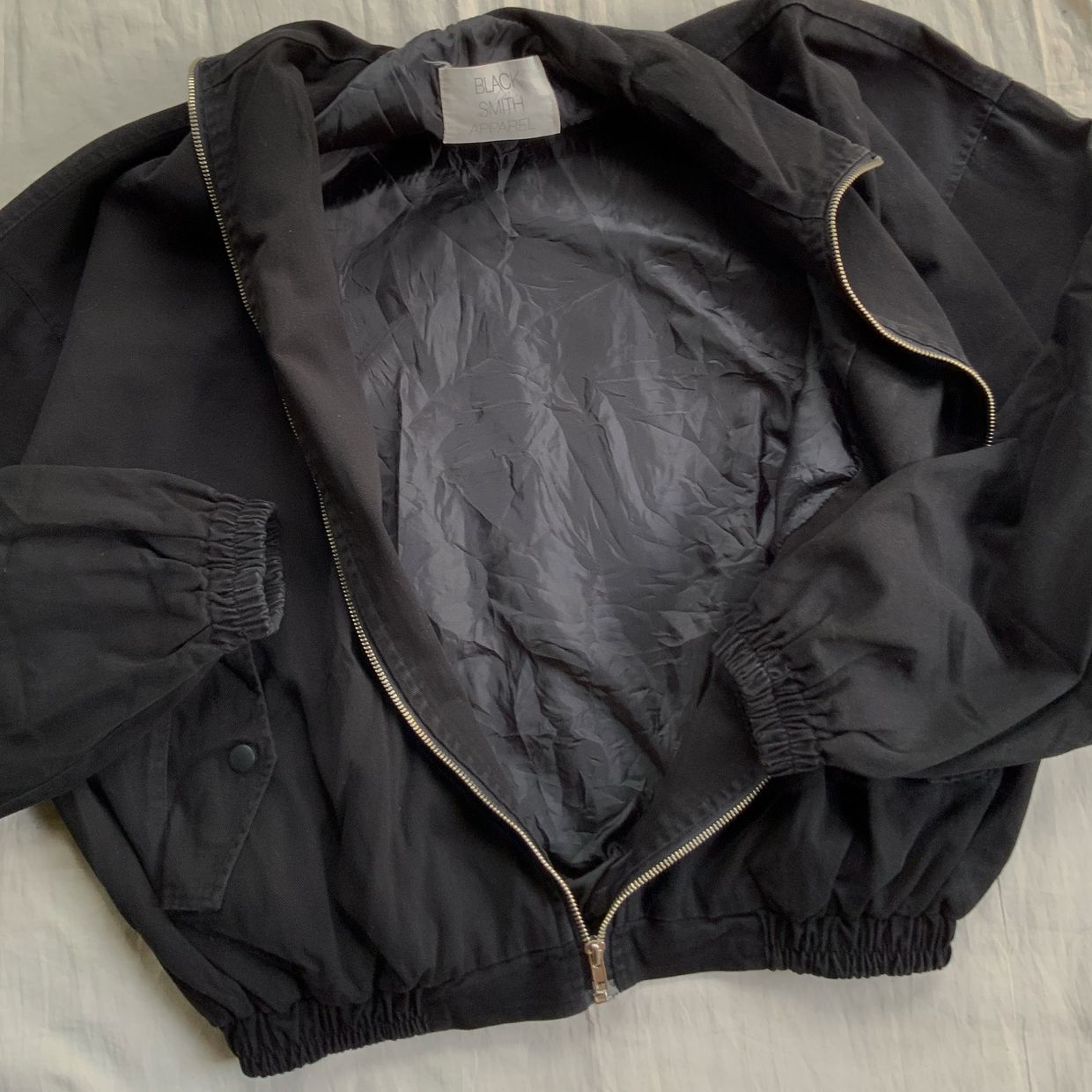 Vintage Biker Windbreaker Pria black, foto 4