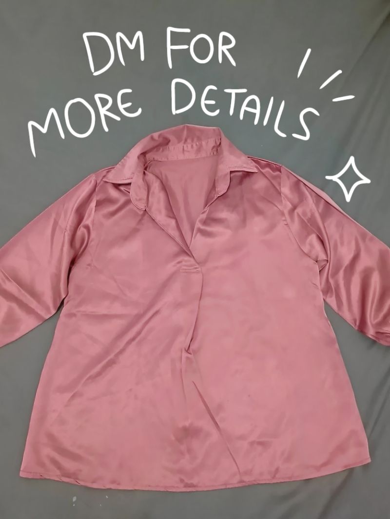 satin blouse (pink), foto 2
