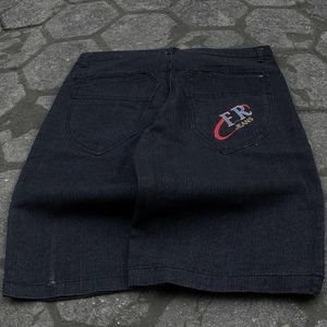 y2k dark jorts beggy by fr jeans