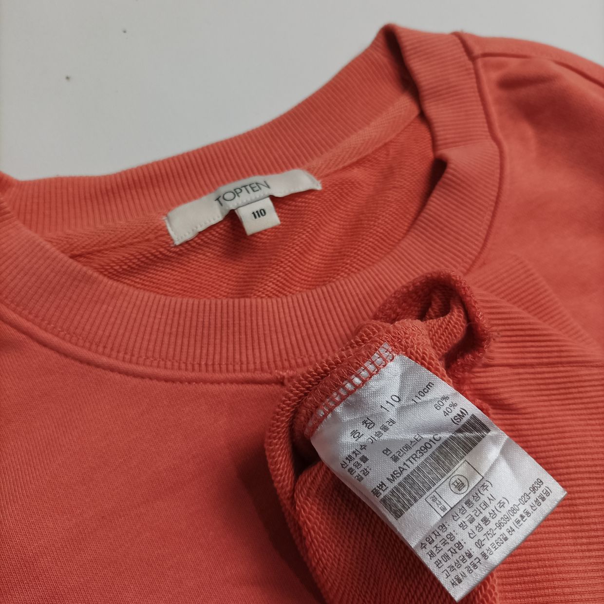 Top Ten Casual Sweatshirt Pria orange, foto 2
