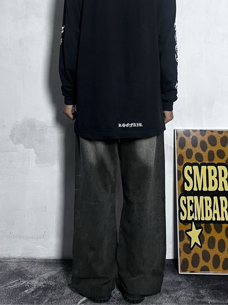 Baggy jeans black wash, foto 3