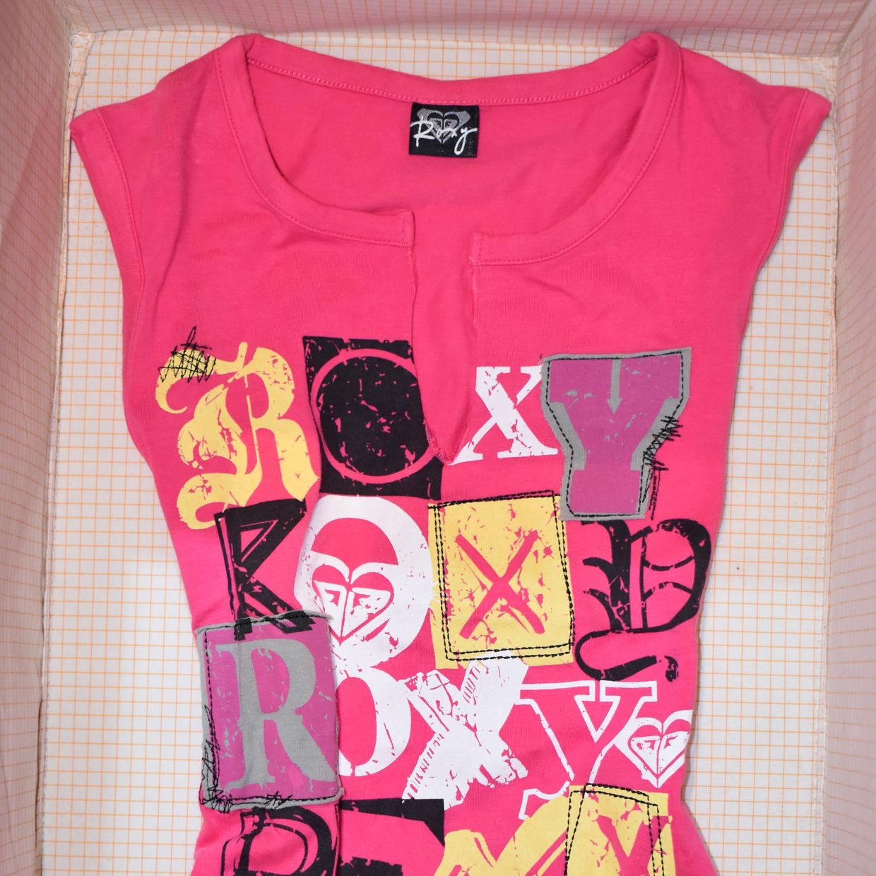 Roxy Y2K Casual T-shirt Wanita pink