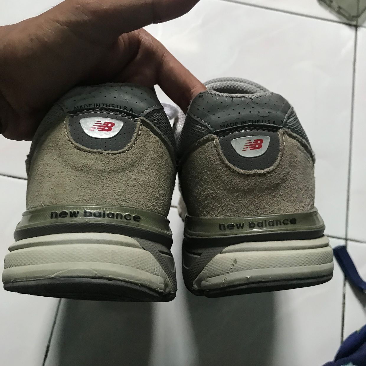 New Balance Gorpcore Casual Sneakers Pria silver, foto 3