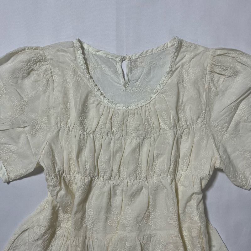 floral white top, foto 3
