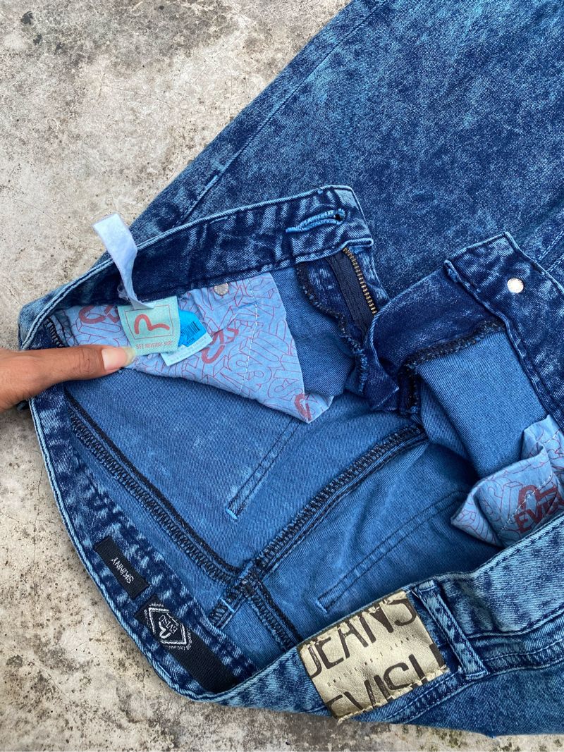 JUAL CELANA SECOUND JEANS EVISU MURAH, foto 5