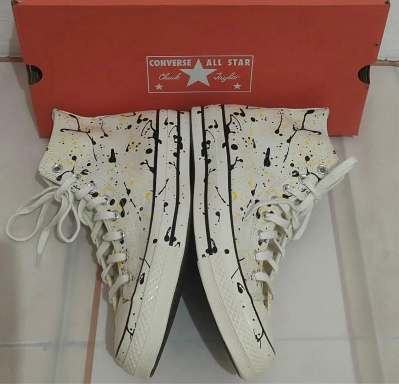 BNIB Converse Chuck taylor splatter, foto 3