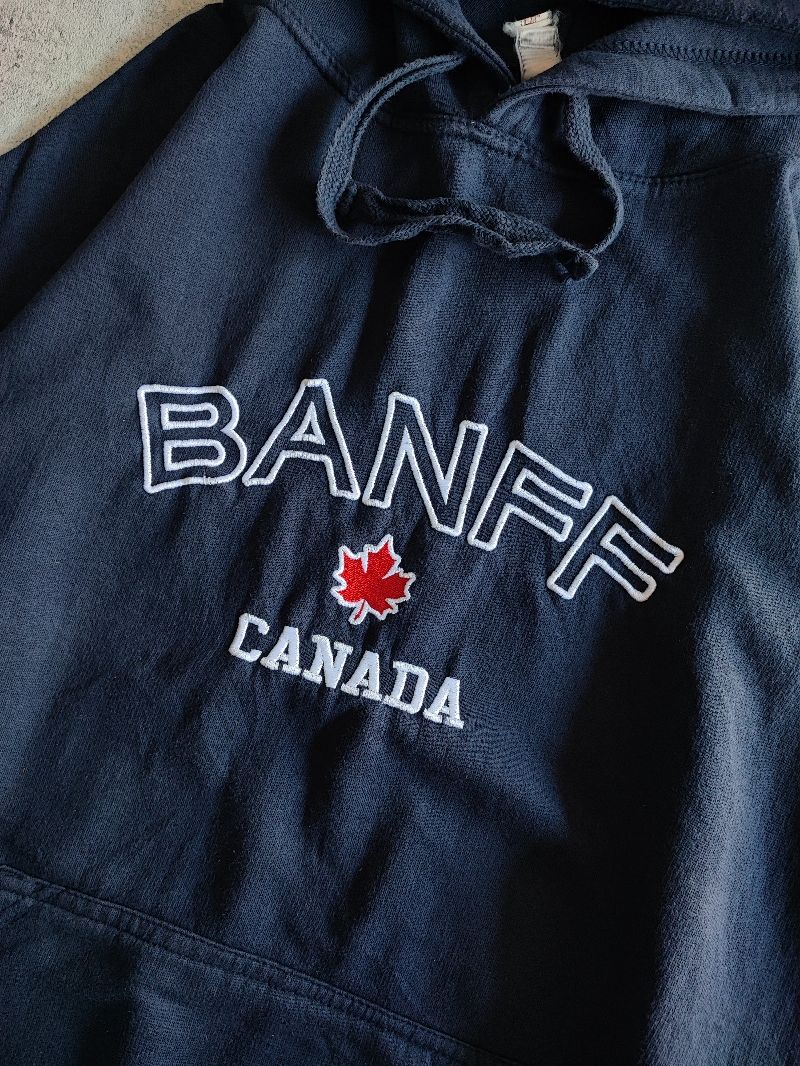 Vintage Hoodie Banff Canada, foto 3