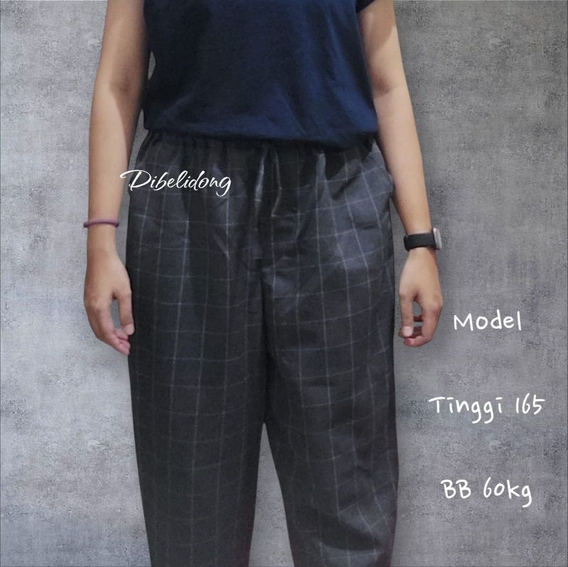 Celana panjang abu 7/8, foto 2