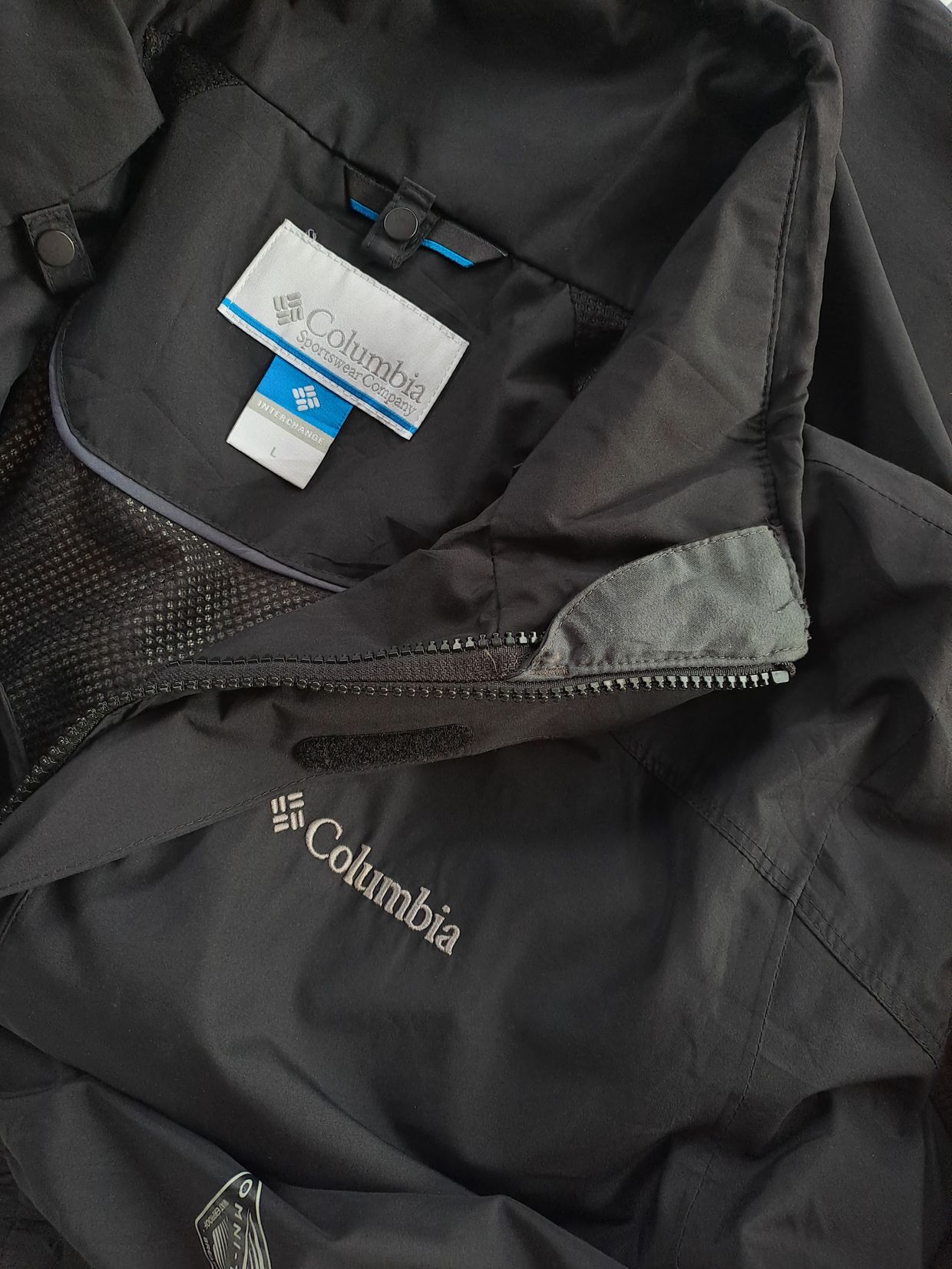 Columbia Gorpcore Casual Windbreaker Pria black, foto 8