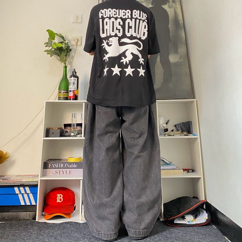 BAGGY JEANS DARKGREY, foto 3