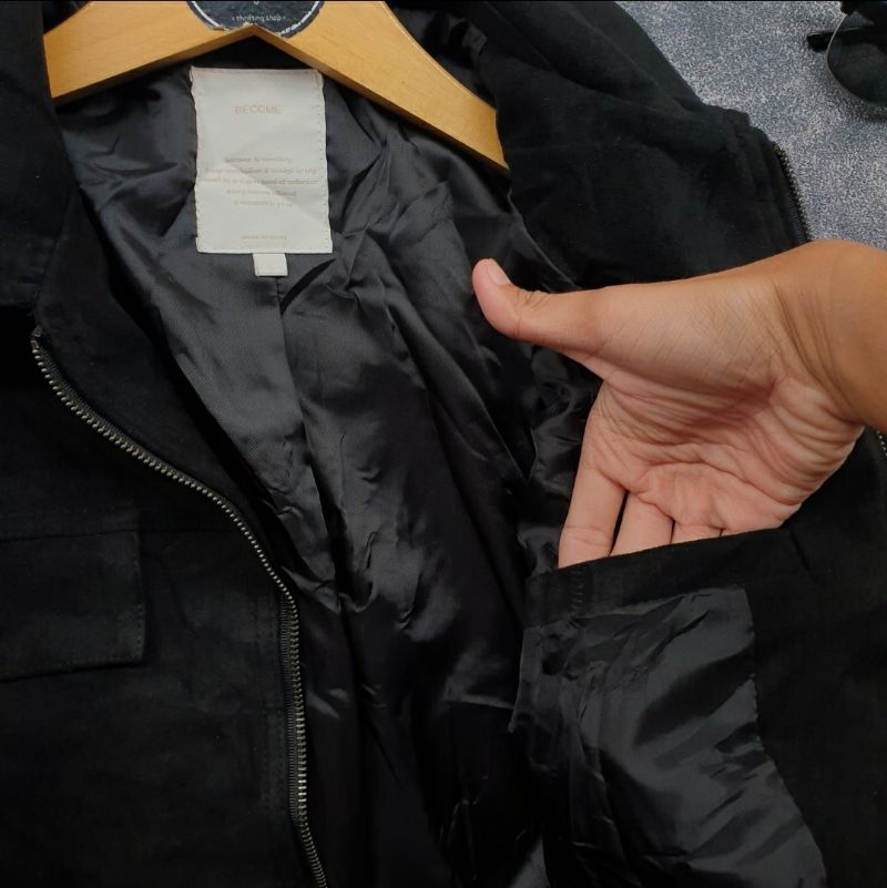 BECOME SUEDE JACKET BOXY FIT (NETTT!), foto 3