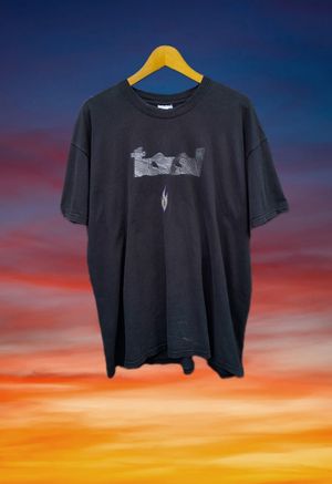 Fruit of the Loom Goth Vintage T-shirt Pria black