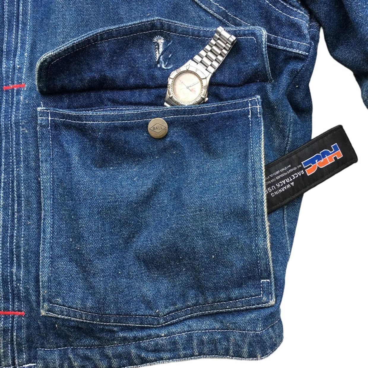 Vintage Ball Basic Denim Jacket Medium, foto 4