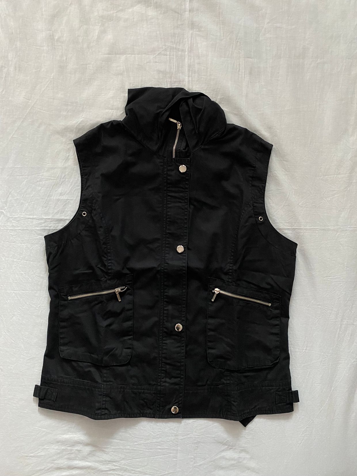Gorpcore Goth Vest Wanita black, foto 2
