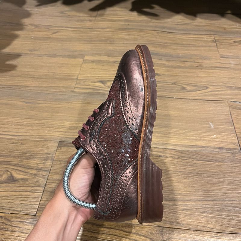 Dr. Martens Irene Cherry Red Rouge Glitter, foto 7