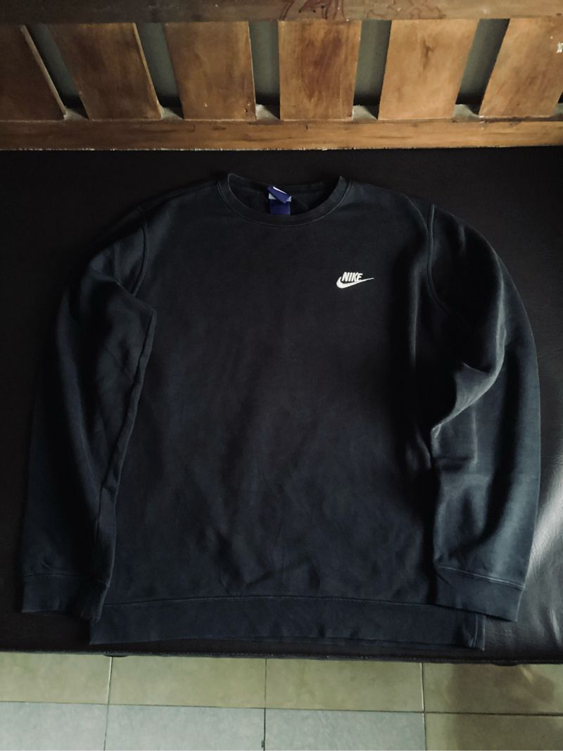 Sweather crewneck Nika Black Basic Logo, foto 5