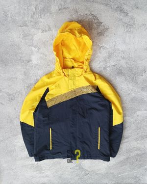 Sportswear Windbreaker Pria yellow navy