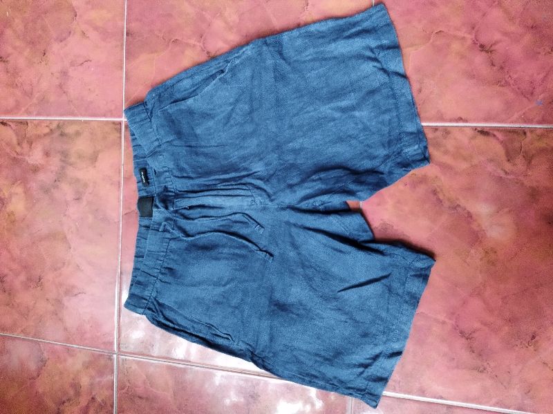 H&M Celana Pendek Casual Navy, foto 3