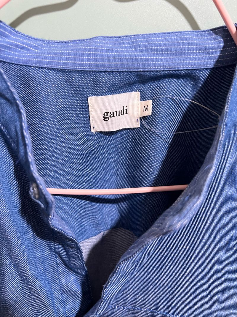 kemeja biru brand Gaudi, foto 2