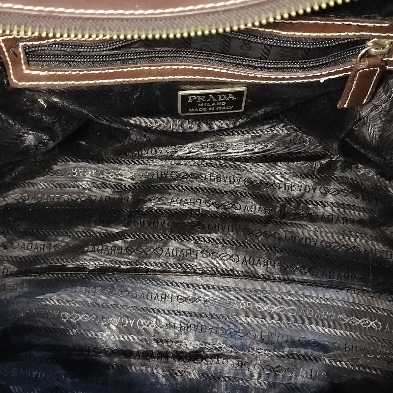 Vintage Canapa Tote bag Prada, foto 8