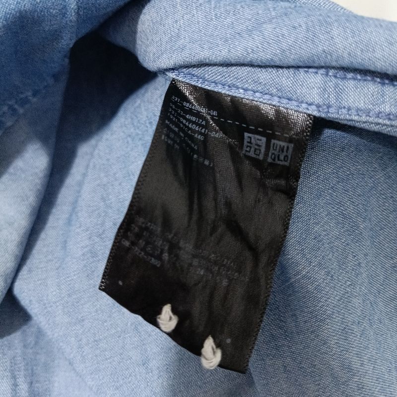 Kemeja Denim Uniqlo, foto 4