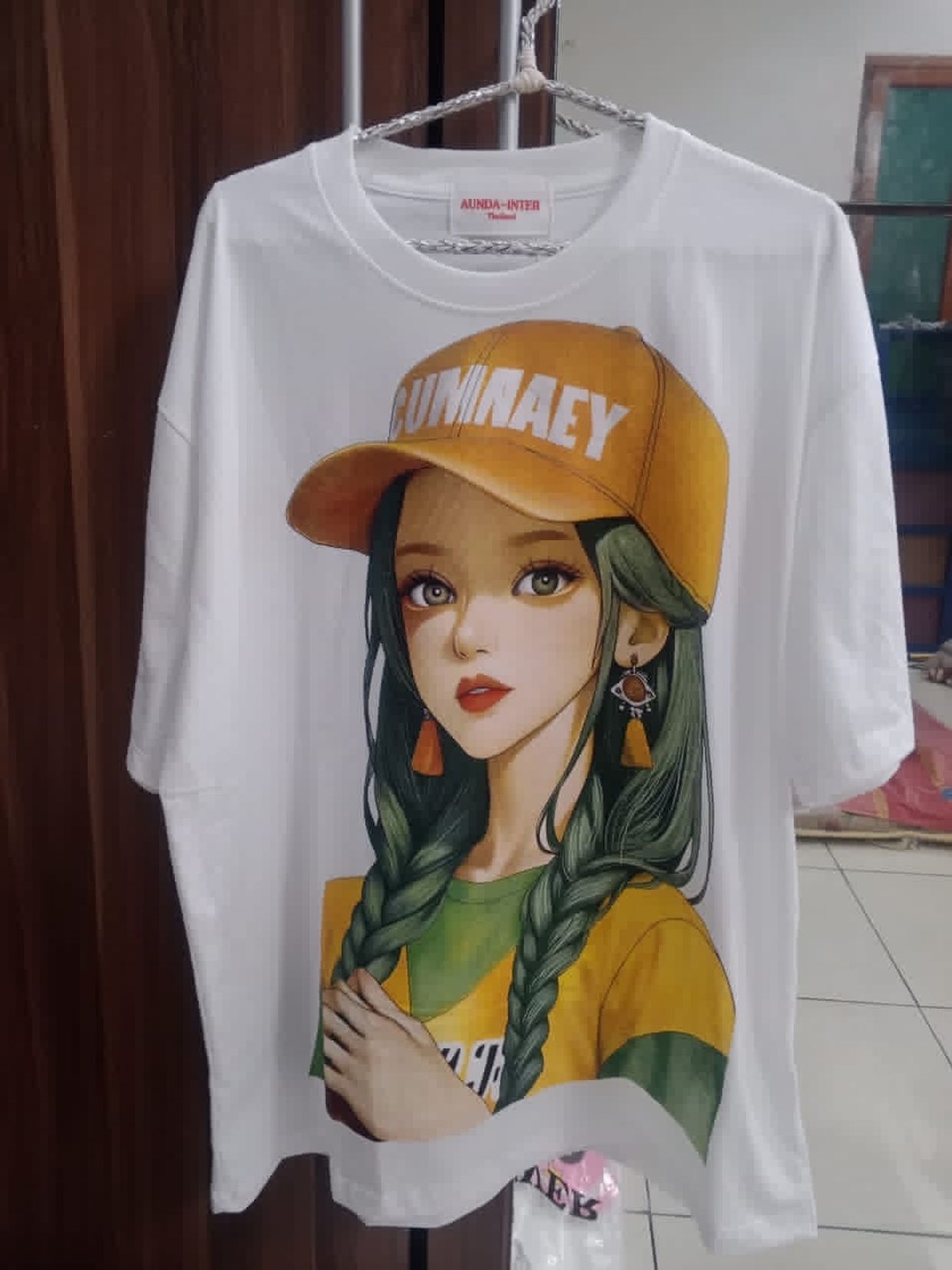 Casual T-shirt Wanita white
