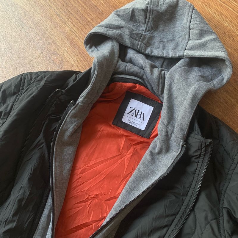 Zara bomber jacket hoodie, foto 5