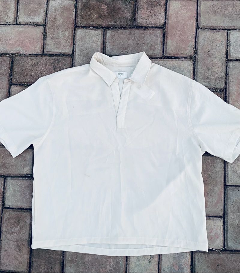 KEMEJA BOXY WARNA PUTIH, foto 2
