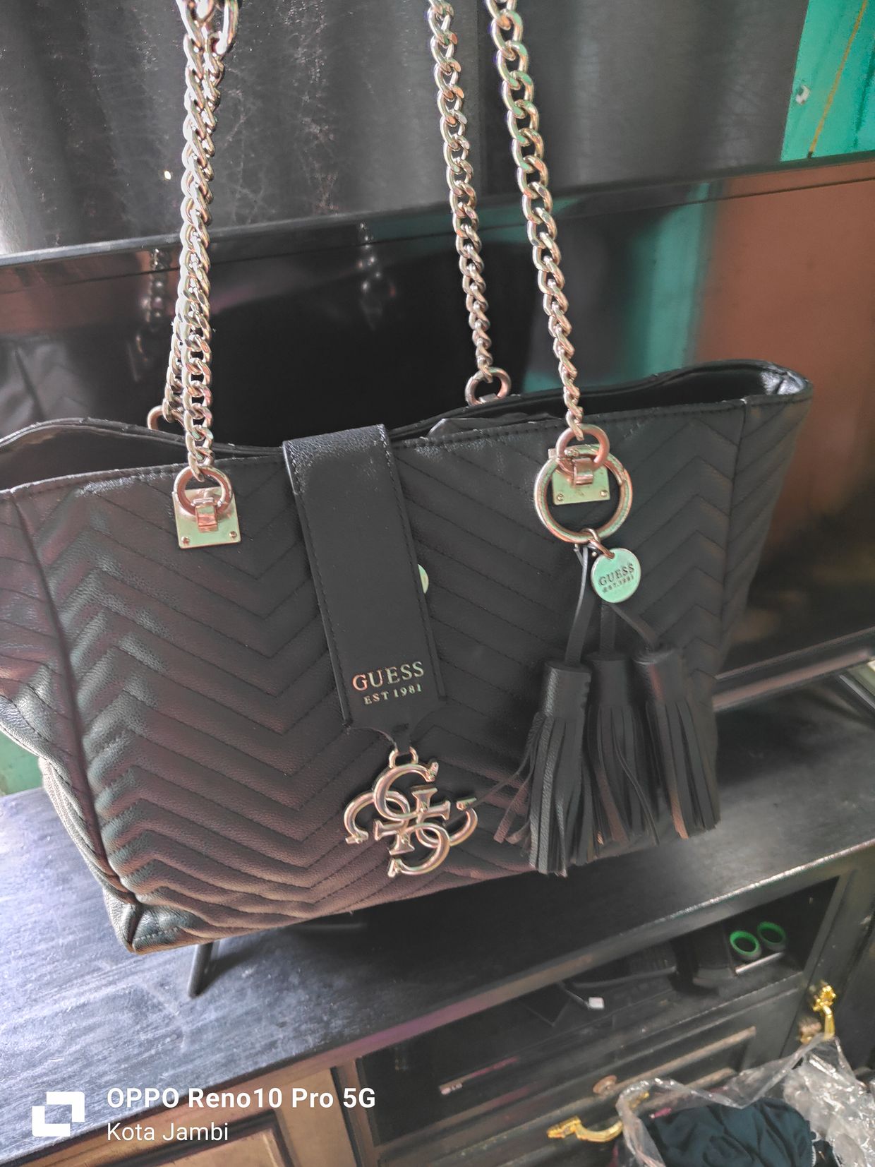 Guess Luxury Tote bag Wanita black