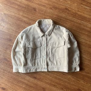 Retrogirl Crop Corduroy casual jacket