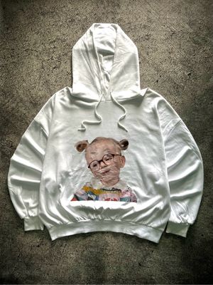 Oversize Hoodie Beat White