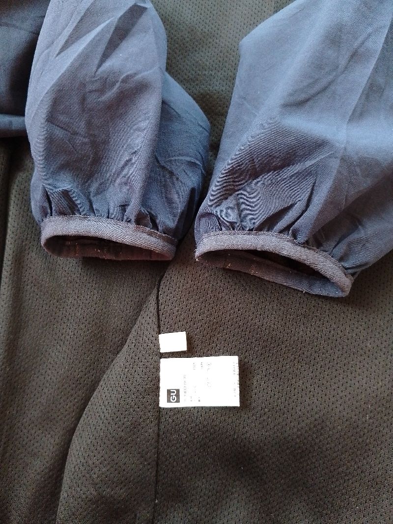 Jaket GU (Global Uniqlo) Windrunning Navy Second, foto 7