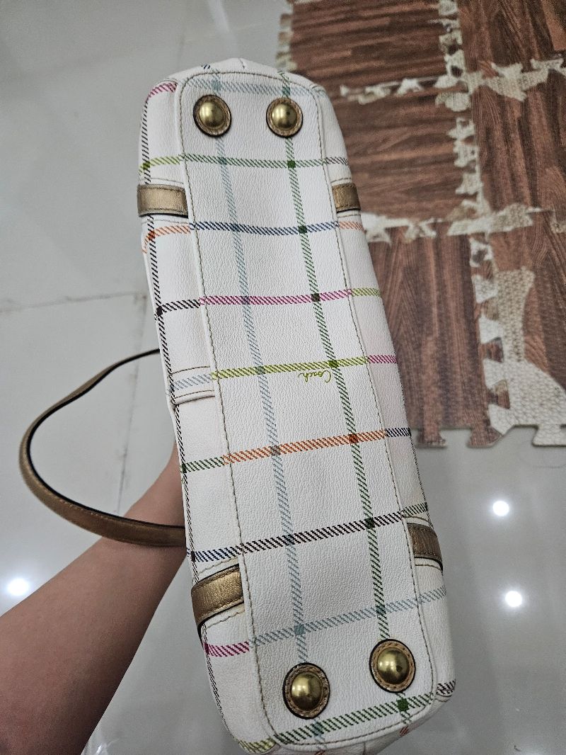 Coach Heritage Tattersall Plaid Tote, foto 5