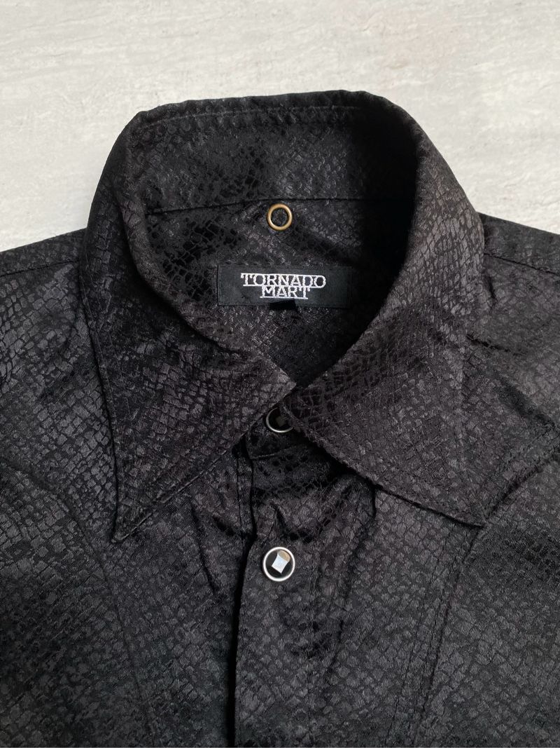TORNADO MART Black Rattle Snake Shirt, foto 6
