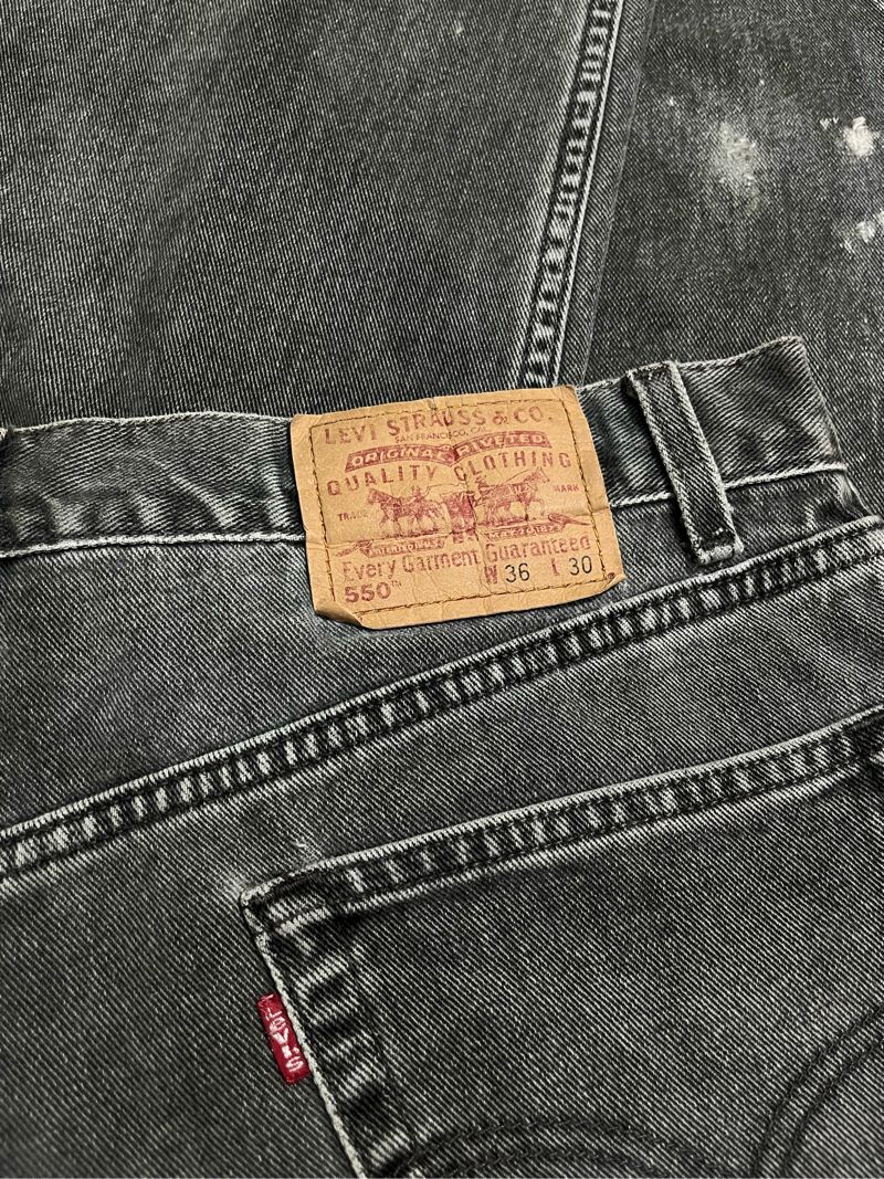 Levi's 550 Black Wash USA, foto 5