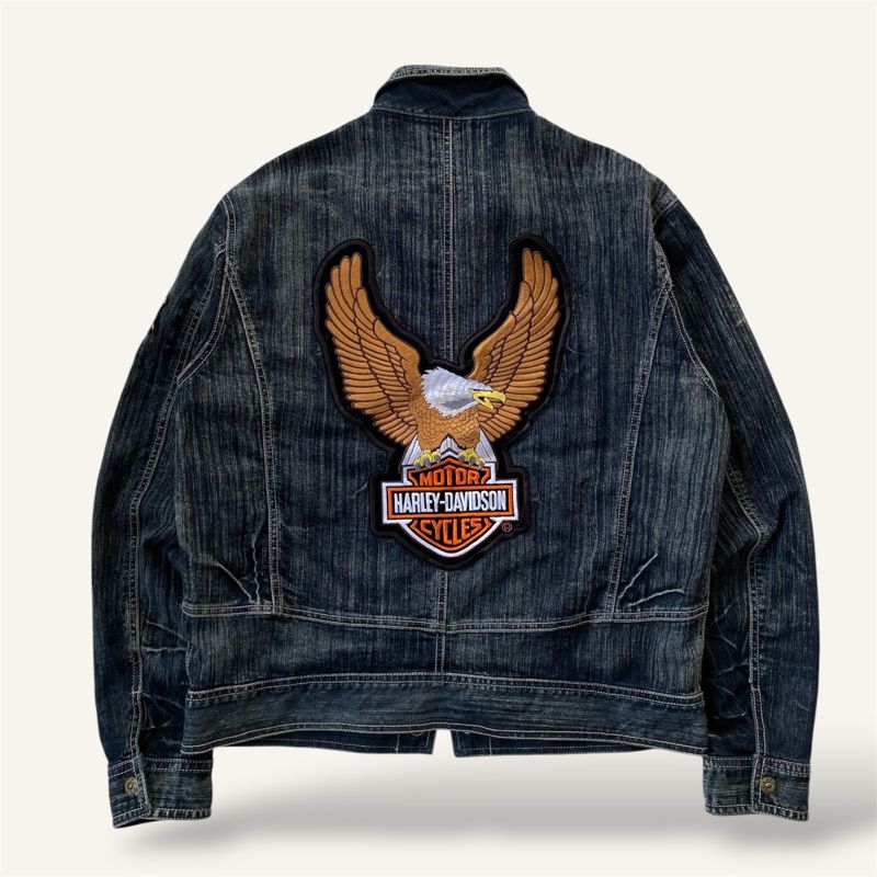 Trucker Jacket Vintage Pride Harley Davidson, foto 5