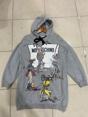 Hoodie dress moschino
