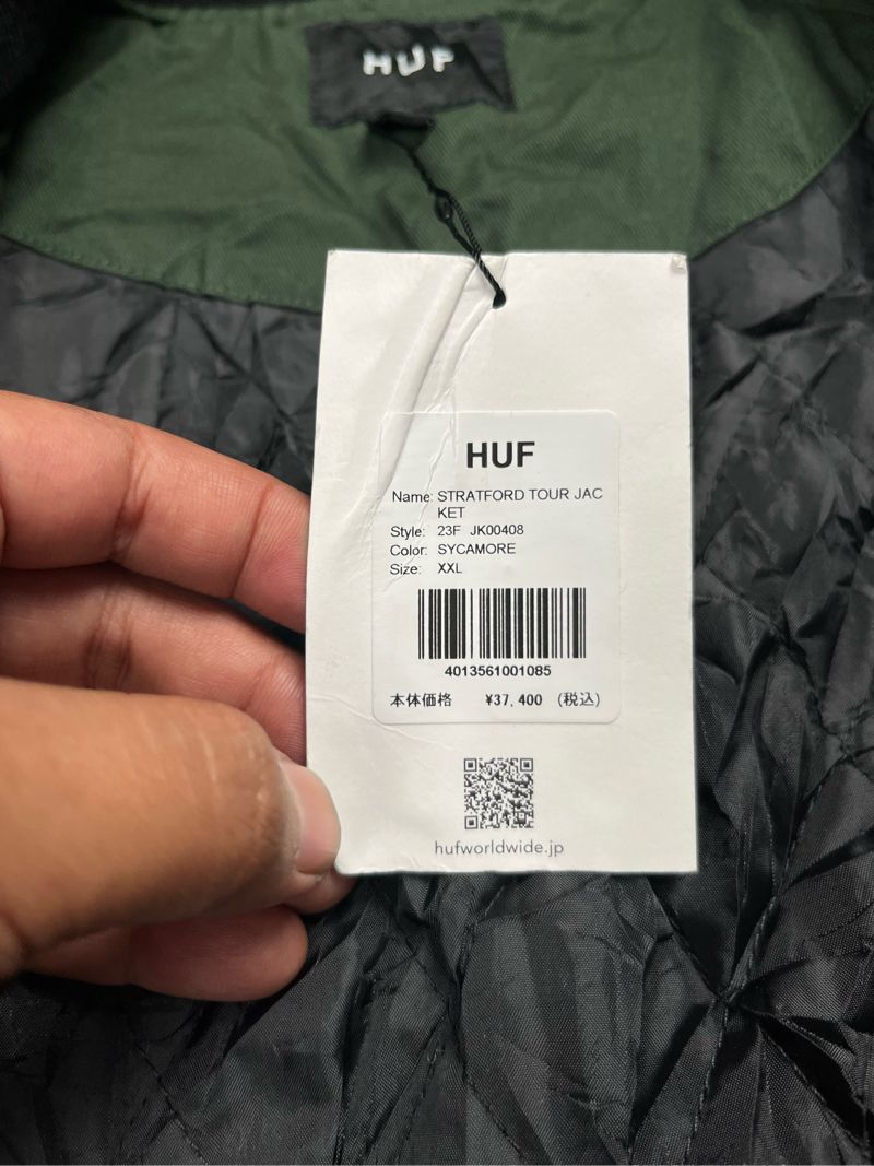 Huf stratford tour bomber patch jacket fw 2023, foto 8
