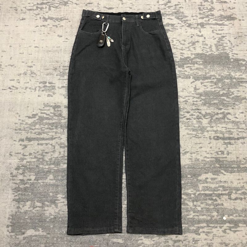 Ldark washed baggy jeans, foto 2