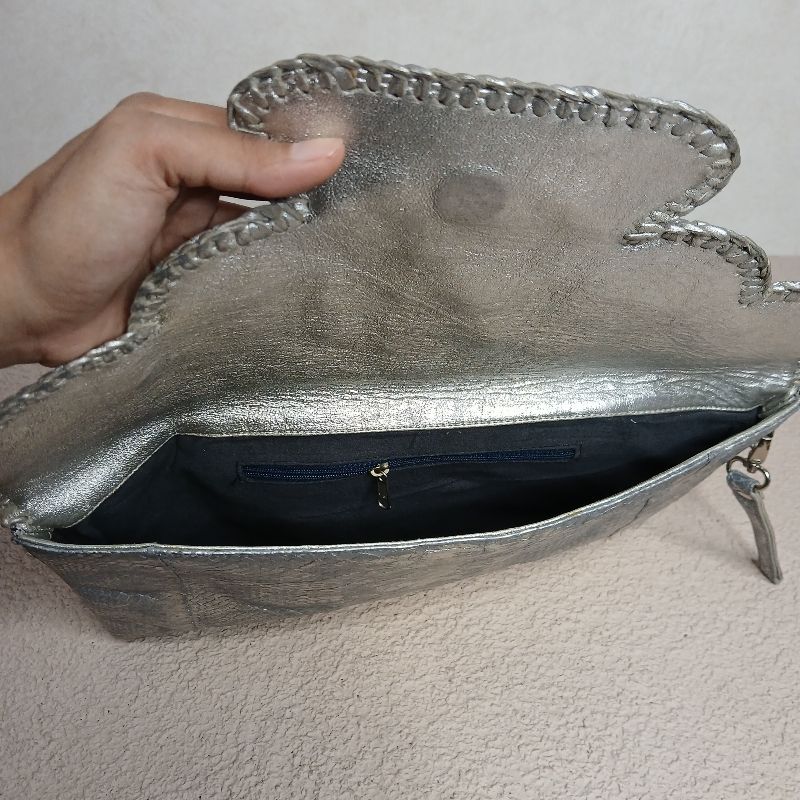 Wristlet bag silver, foto 5