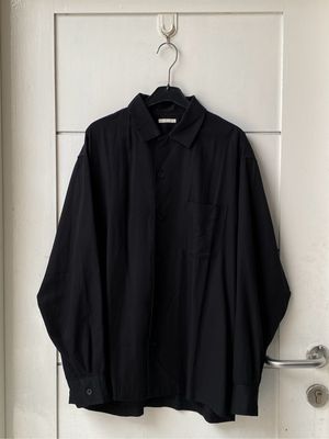 GU Black Oversize Boxy Shirt