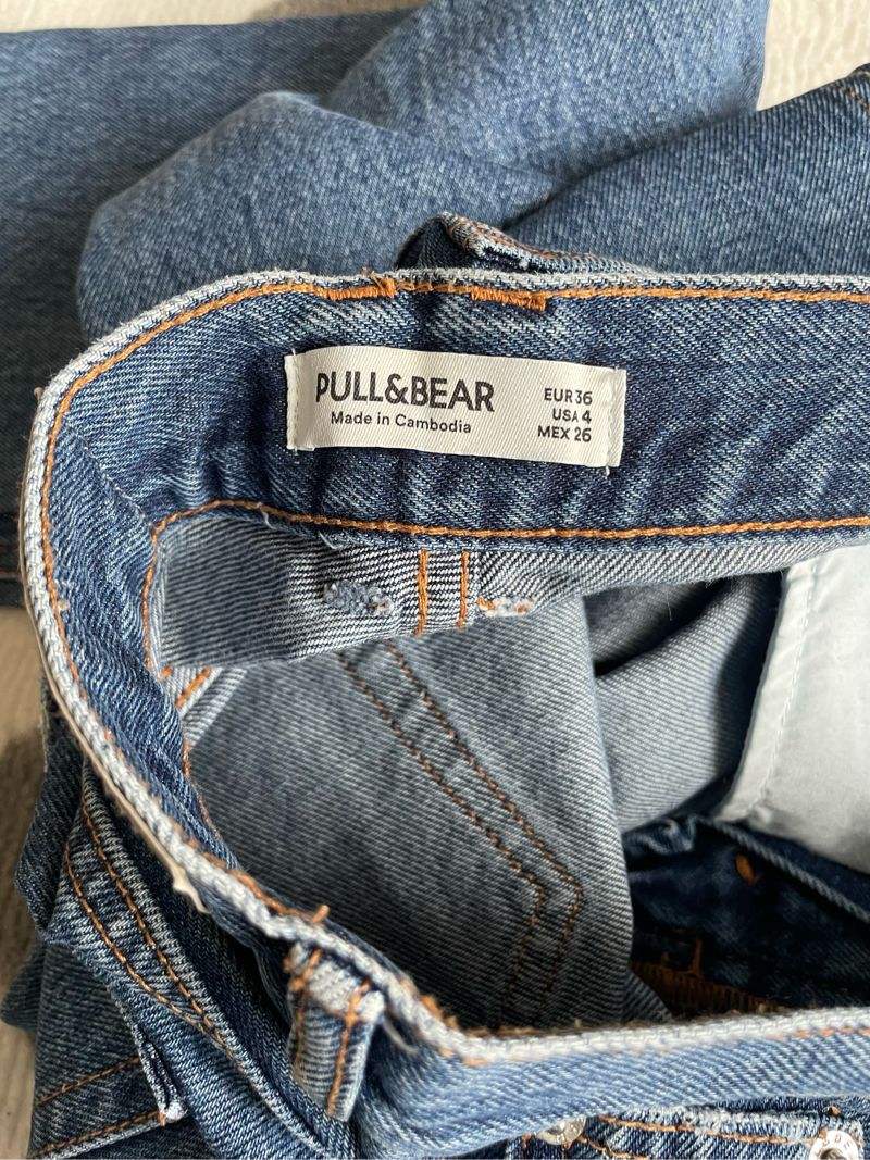 Pull & Bear High waisted Straight Jeans, foto 4