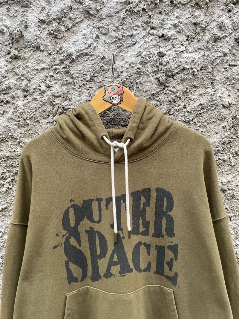Hoodie Outer Space Green Unisex, foto 2