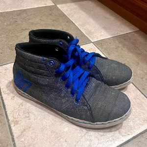 Denim Ankle Sneakers
