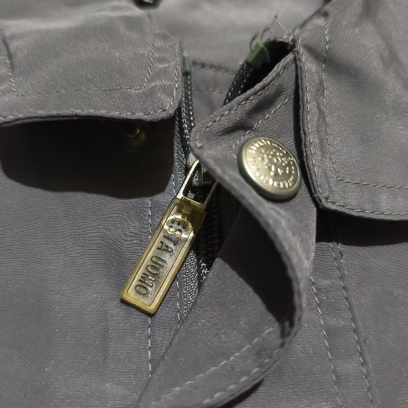 Work Jacket Vintage Flight Grey Classic Jaket Casual Second, foto 4