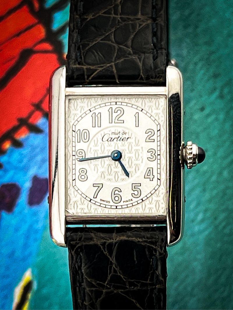 Jam Must De Cartier Argent Tank  Ref 2416, foto 7