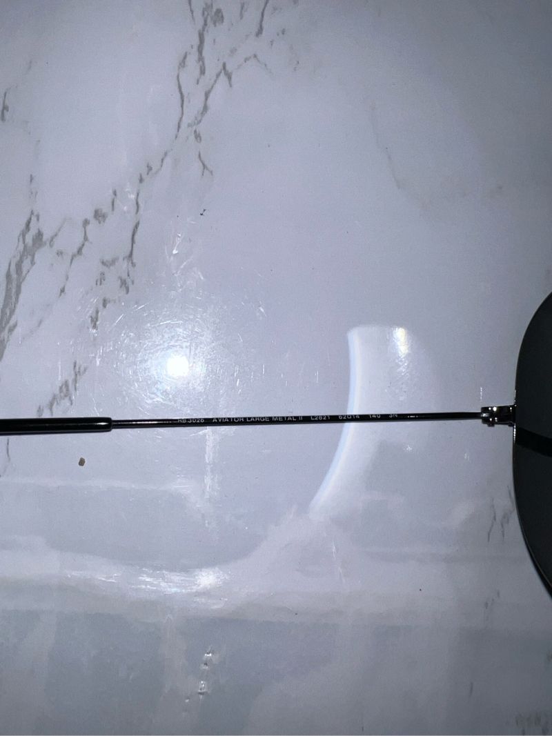 kacamata aviator rayban black, foto 3