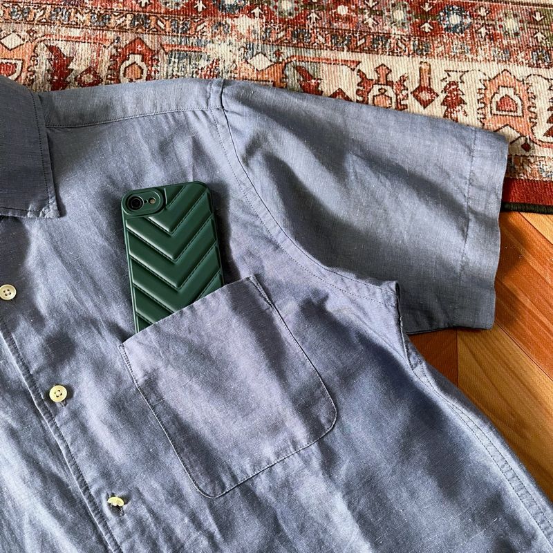 Kemeja Pendek Uniqlo Linen, foto 3