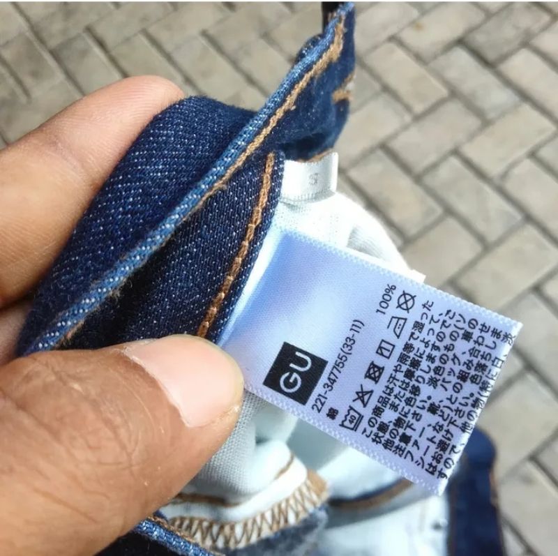 GU LONG PANTS DENIM, foto 6