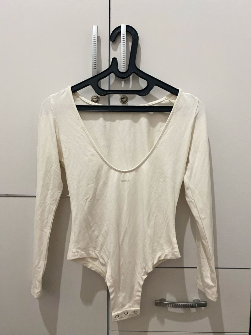 WEAR GOENA BACKLESS BODYSUIT BROKEN WHITE, foto 2